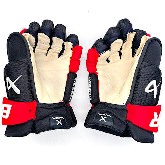 Bauer Vapor Hyperlite - Gants d'occasion NHL Pro Stock - Andrei Svechnikov (noir/rouge)